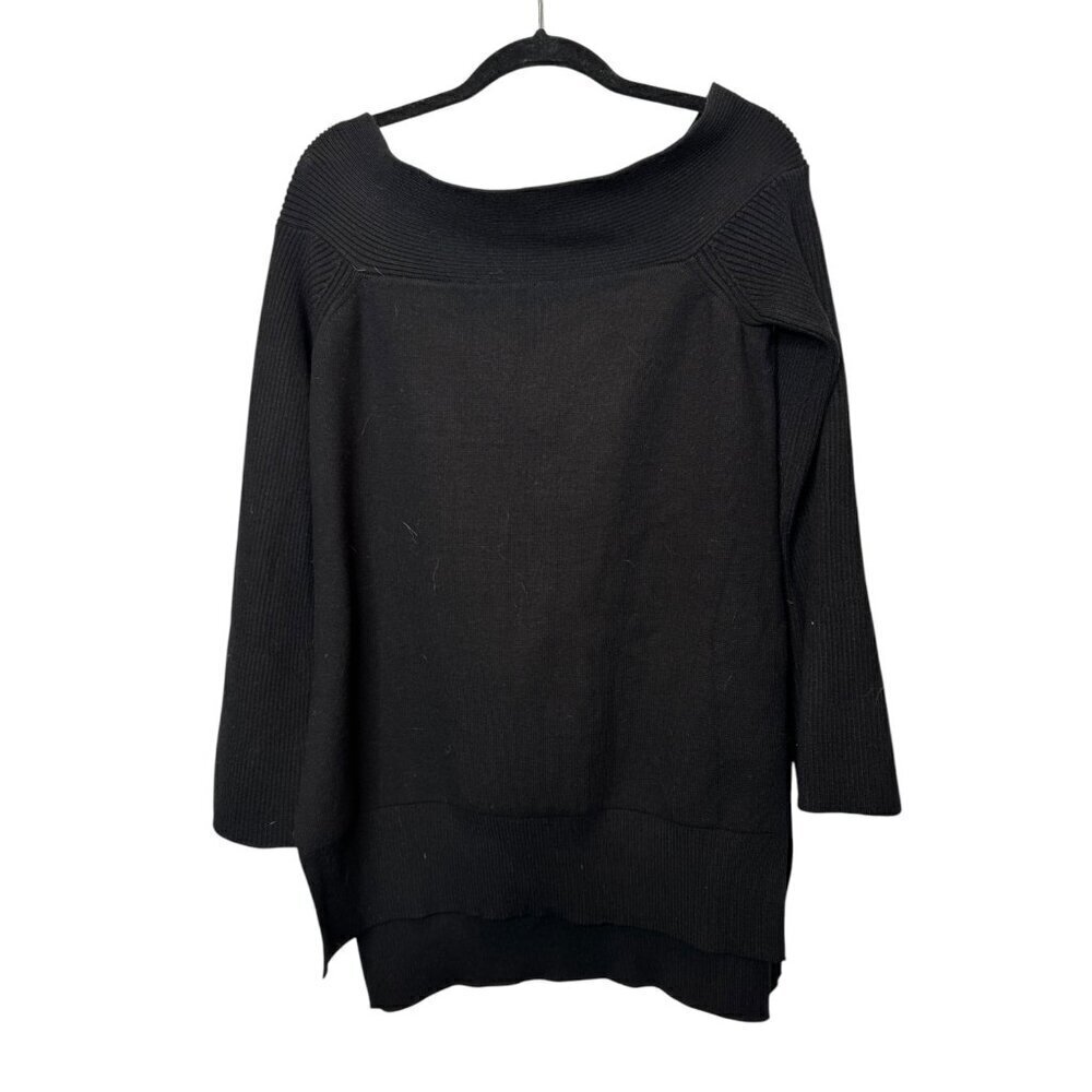 Anthropologie Maeve Black Knit Sweater – Size Small D37